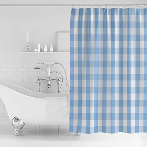 Spring Fresh Savannan Easter Plaid Shower Curtain 36x72