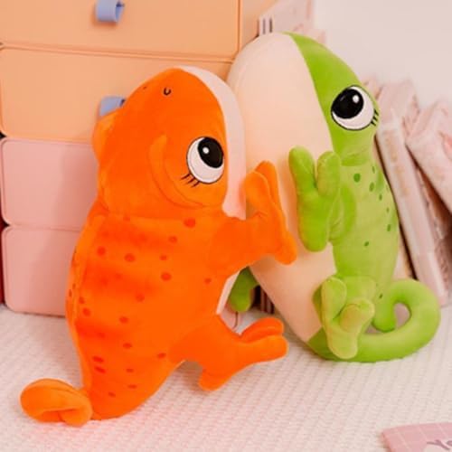 OUKEYI 118 Inch Lizard Plush Pillow - Cute Chameleon Stuffed Toy