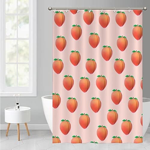 UTF4C Fruit Pattern Shower Curtain Liner