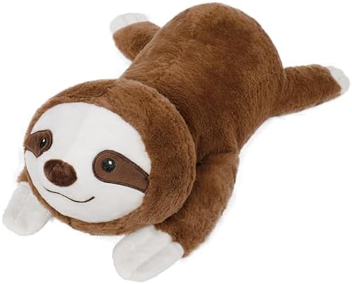 Wepop 5lb Weighted Sloth Plushie Pillow