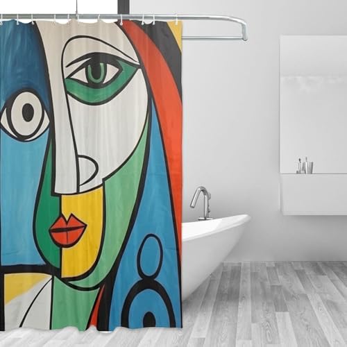 DAOWANGZUO Luxury shower curtain set for bathroom fun