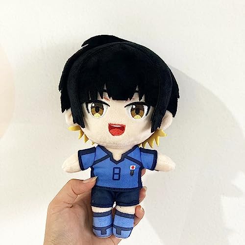 JCvCX Black Yellow Hair Boy Plush Pillow