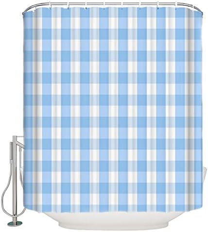 Spring Fresh Savannan Easter Plaid Shower Curtain 36x72