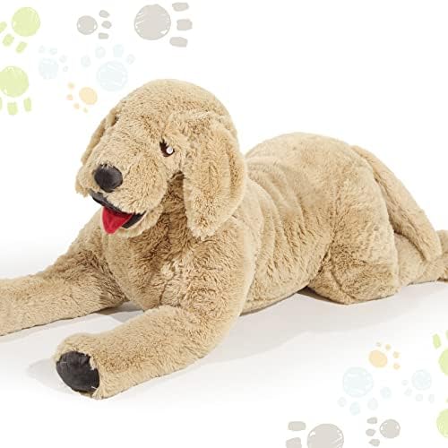Big Golden Dog Geosar Stuffed Animal 85cm 335inch