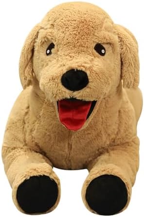 Stuffed Animal Dog 70cm Brown Plush Toy for Kids andloyd