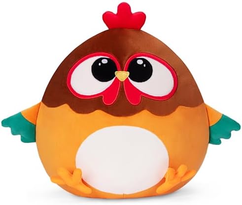 Big Adorable Orange Chicken Pillow Plush