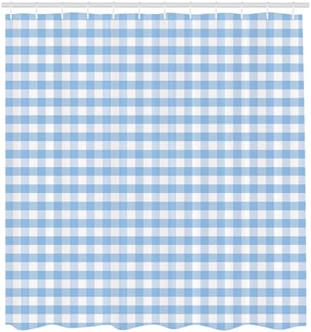 Perfect Ambesonne Checkered Shower Curtain