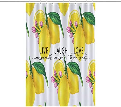 Sweet Natural Fruit Pattern Shower Curtain 48x72