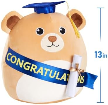 Cuddle up with a Graduation Bear Pillow for Boys and Girls