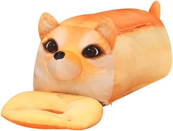 196 Inch Bread Plush Toy and Dog Plush Toy Funny Stuffed Animal Pillow