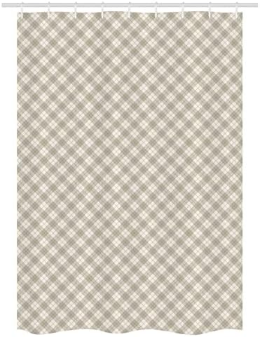 Elegant Geometric Shower Curtain Set