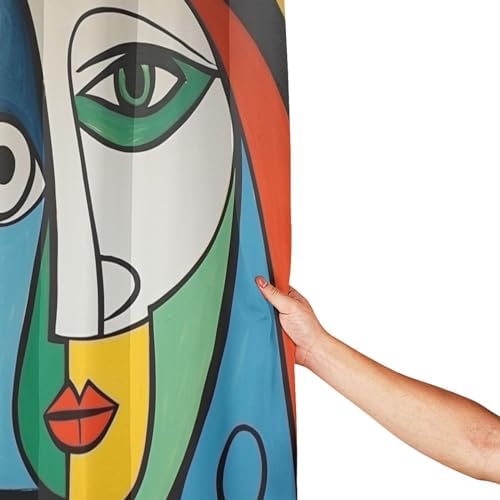 DAOWANGZUO Luxury shower curtain set for bathroom fun
