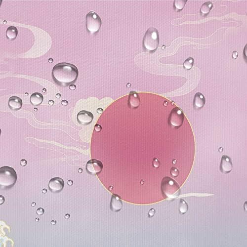 Adorable Japanese Anime Sunset WashableShow Curtain Set