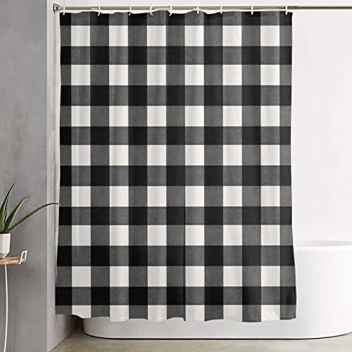 Perfect Fit Buffalo Plaid Shower Curtain