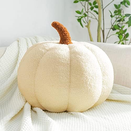 Halloween Fluffy Pumpkin Plush Pillow