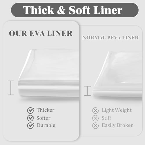 3-in-1 Shower Curtain Set for Bathroom