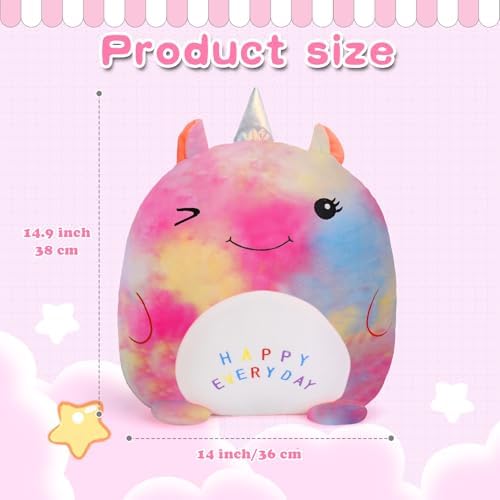 Stuffed Unicorn Pillow for Kids Soft Plush Toy