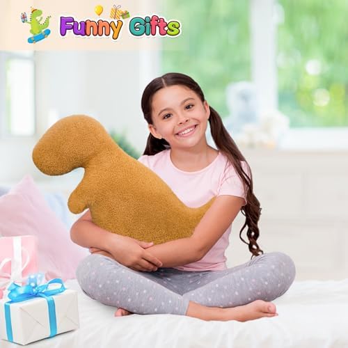 Dino Nugget Pillow Plush Funny Birthday Gift Set