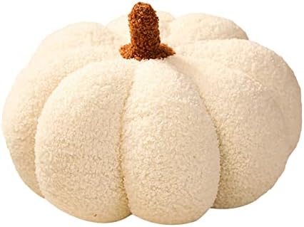 Halloween Fluffy Pumpkin Plush Pillow