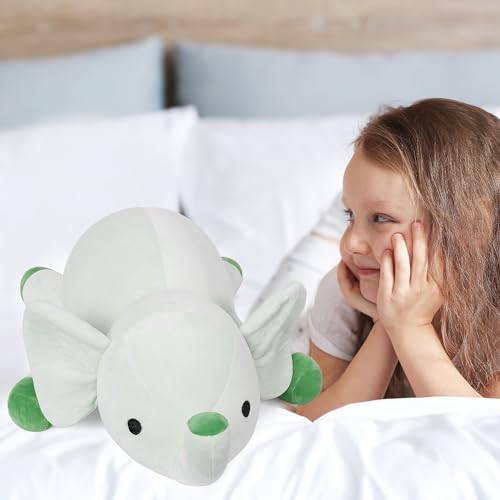 Elephant Weighted Plush Pillow