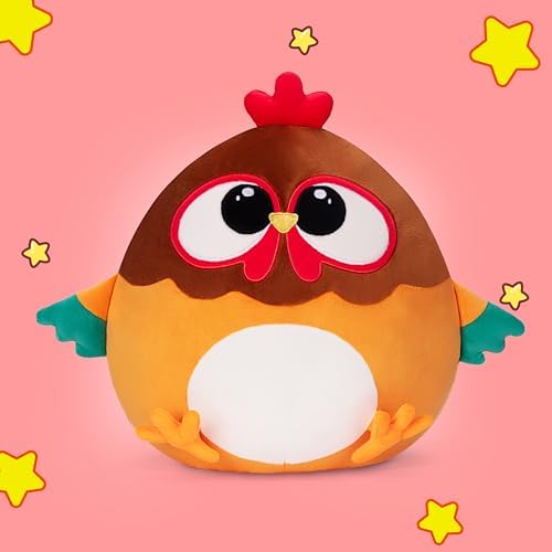 Big Adorable Orange Chicken Pillow Plush