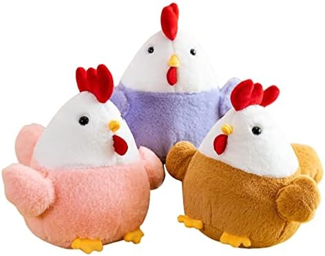 78-Inch Plush Chicken Toy with PP Cotton Filling for Kids