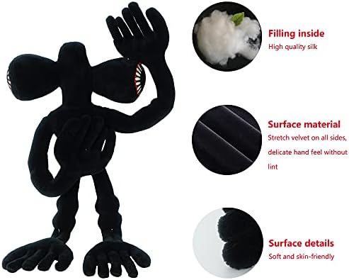 Realistic Monster Head Plush Comfy for Kids