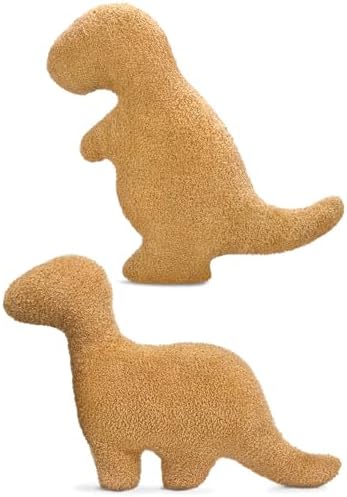 Chicken Dino Nuggets Pillow Funny Decor
