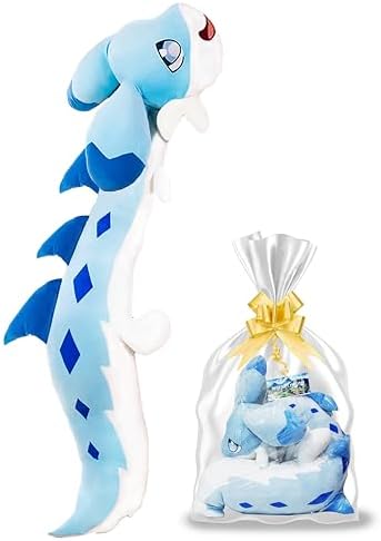 Long Dragon Plush Body Pillow Stuffed Animal for Beds Soft and Cozy