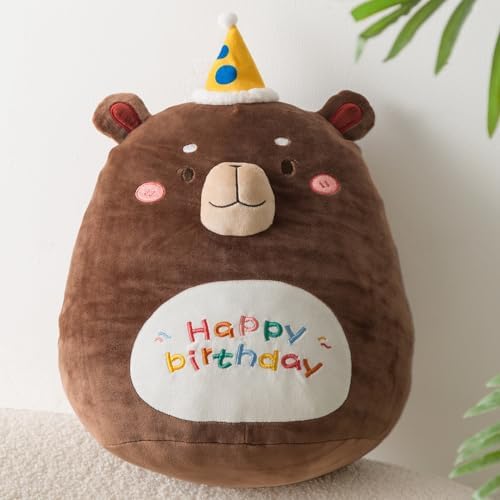 Cuddling Bear Plush Pillow