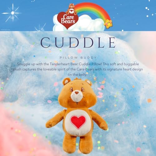 Tenderheart Bear Plush Cuddle Pillow