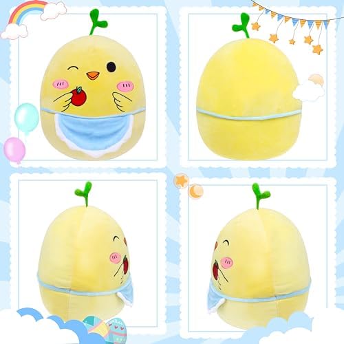 AmyToo Kawaii Chicken Plush Pillow 165 Easter Decor
