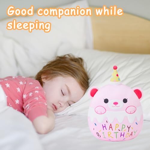 Large Teddy Bear Plush Pillow Stuffed Animal Toy Happy Birthday Choice