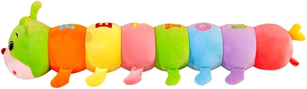Big Hugging Caterpillar Pillow Multicolor Plush Toy