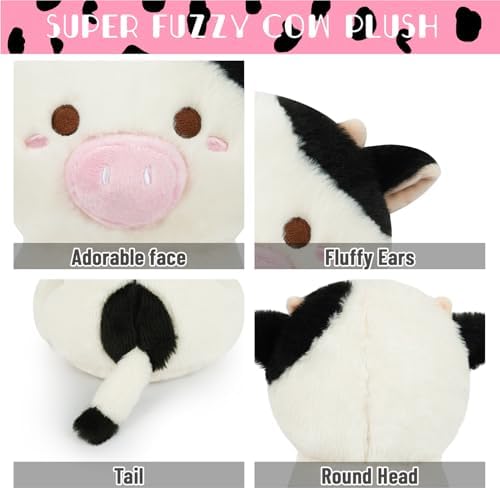 Happy Horseshoe Cow Stuffed Animal