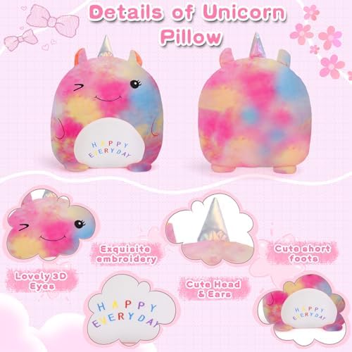 Stuffed Unicorn Pillow for Kids Soft Plush Toy