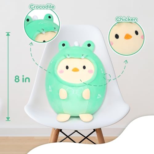 Cute Plush Crocodile Chicken Pillow Stuffed Animal