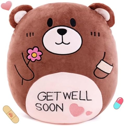 145 Teddy Bear Plush Pillow for Recovery and Comfort