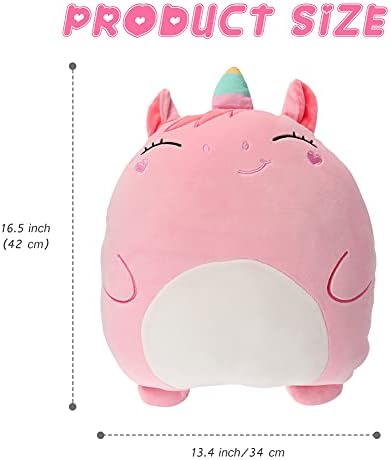 16 Unicorn Plush Pillow Cuddling Soft Multipurpose Perfectly Plush Gift