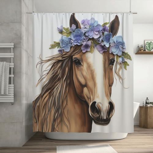 Stunning Brown Horse Booth in Boho design