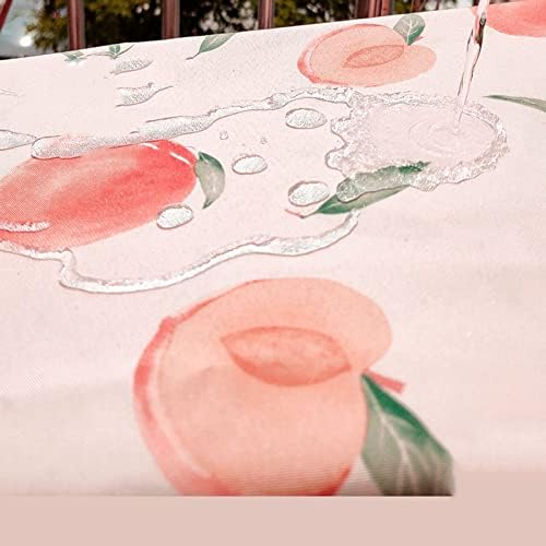 BNNP Fruit Peach Washable Polyester Bathroom Curtain 200x200cm
