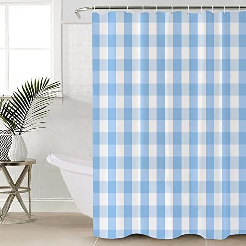 Spring Fresh Savannan Easter Plaid Shower Curtain 36x72