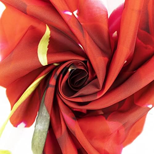 LB Red Rose Flower 72x72-Inch