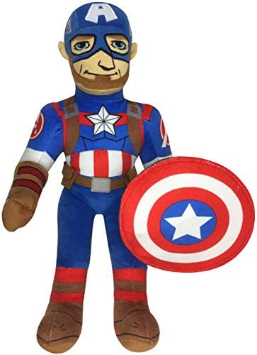Jay Franco Marvel Super Hero Adventures Toddler Captain America Plush Pillow Buddy