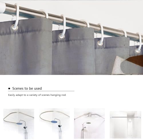Modern Abstract Art Shower Curtain with Hooks