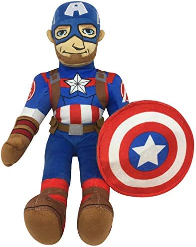 Jay Franco Marvel Super Hero Adventures Toddler Captain America Plush Pillow Buddy