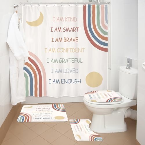 Imirell 4PCS Rainbow Sets Fun Waterproof for Kids