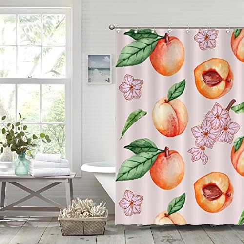 Perfectly Pondered Cute Fruit Shower Curtain