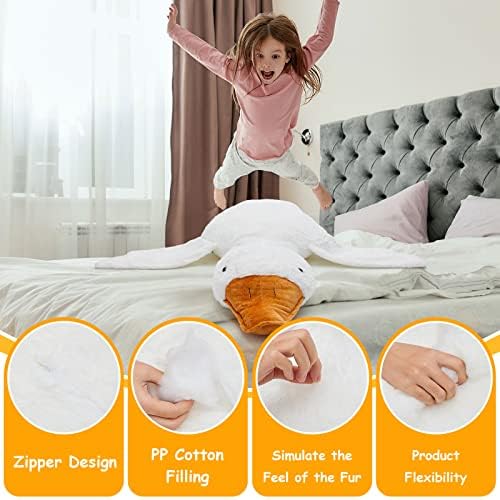 Meooeck Giant Goose Plush Pillow