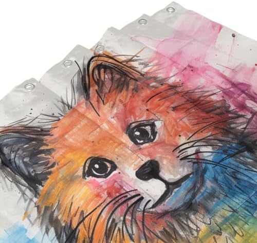 Cute Dog Shower Curtain Set